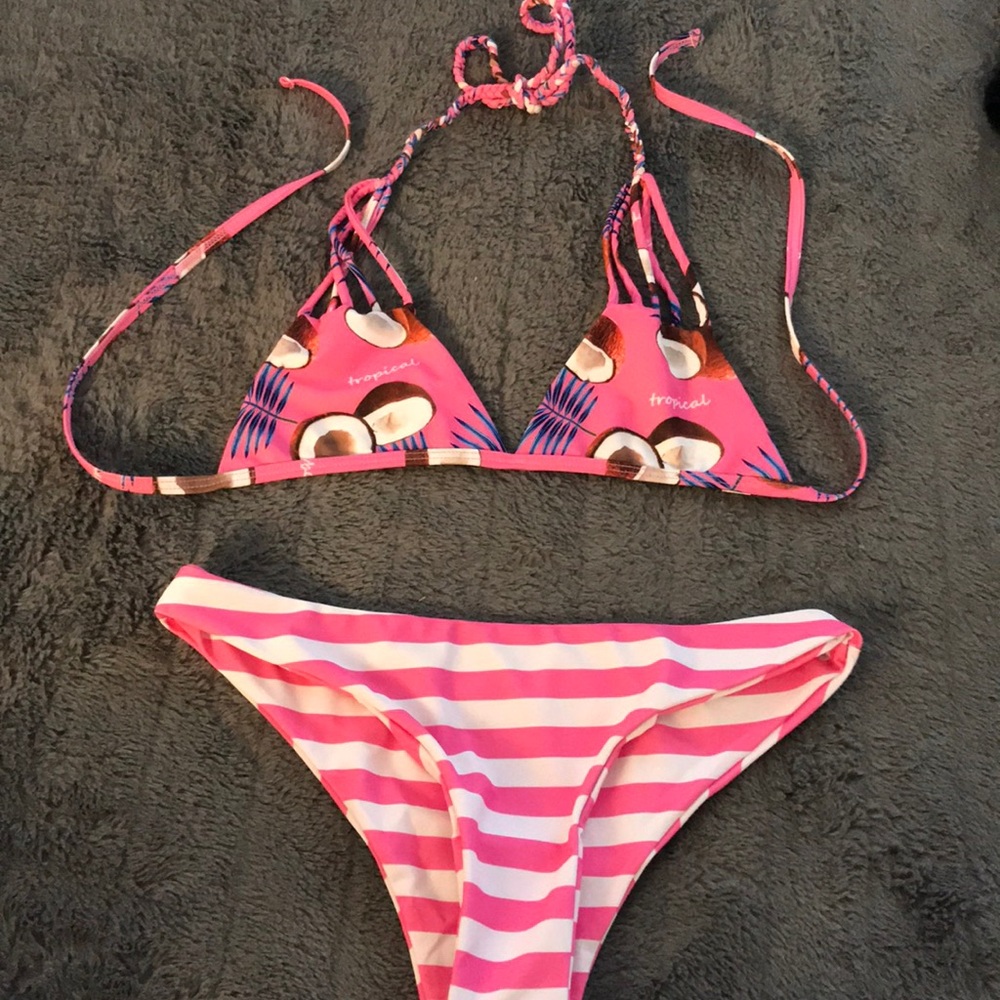 Pink bikini